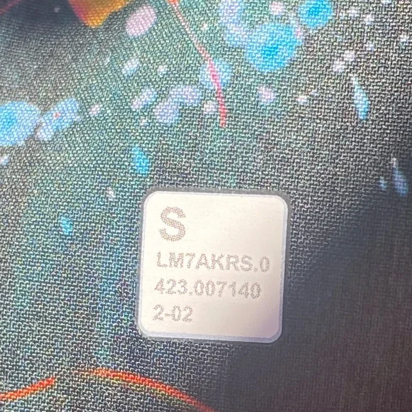 Lululemon T.H.E. 7” Short *Linerless Paint Spark Multi, Small, New - Picture 12 of 13
